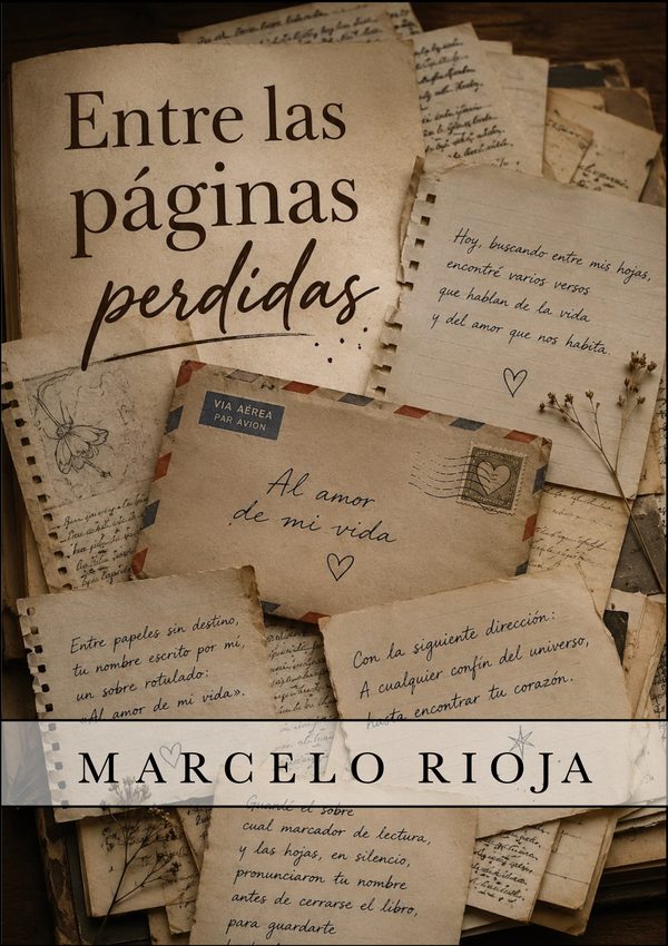 Entre las páginas perdidas — portada