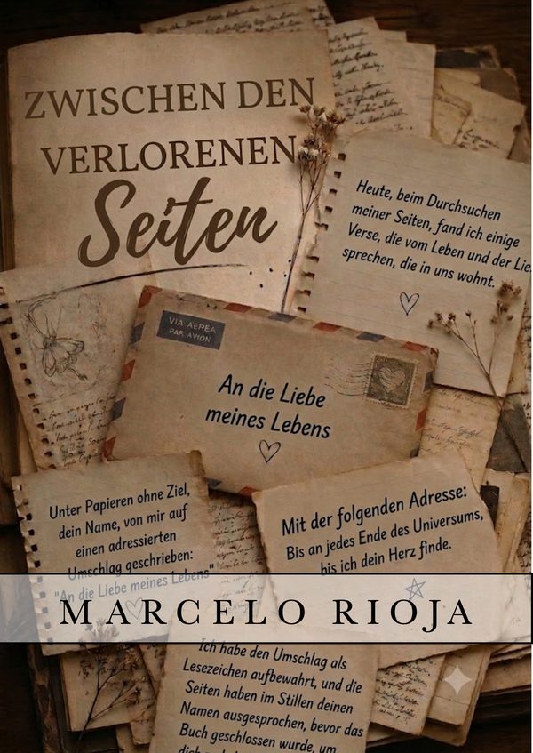 Zwischen den verlorenen Seiten — Cover